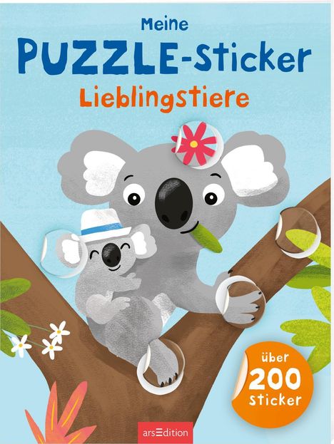 Meine Puzzle-Sticker - Lieblingstiere, Buch