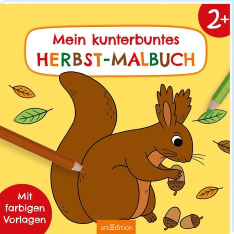 Malbuch ab 2 - Mein kunterbuntes Herbst-Malbuch, Buch