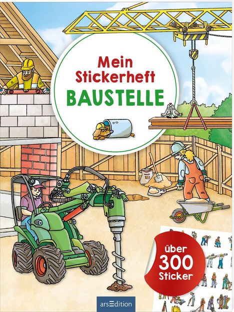 Mein Stickerheft Baustelle, Buch