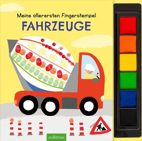 Meine allerersten Fingerstempel Fahrzeuge, Buch