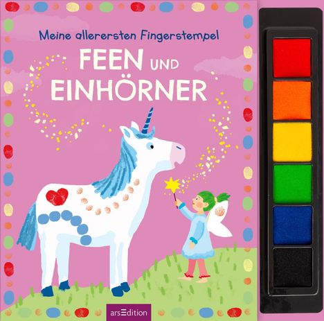 Meine allerersten Fingerstempel Feen und Einhörner, Buch