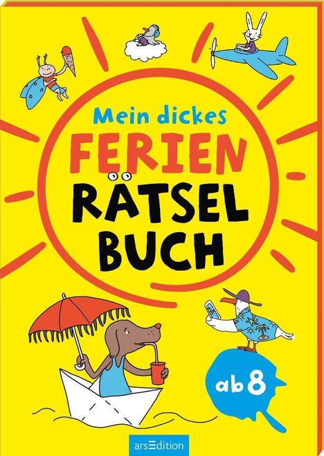 Mein dickes Ferien-Rätselbuch, Buch