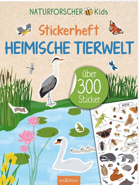 Naturforscher-Kids - Stickerheft Heimische Tierwelt, Buch