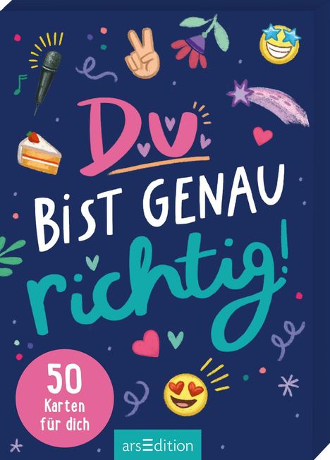 Natalie Buchholz: Du bist genau richtig! - 50 Karten für dich, Buch