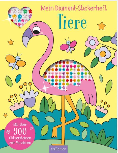 Mein Diamant-Stickerheft - Tiere, Buch