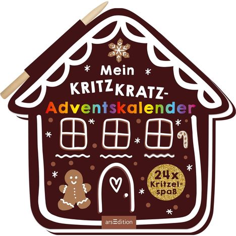 Mein Kritzkratz-Adventskalender, Buch