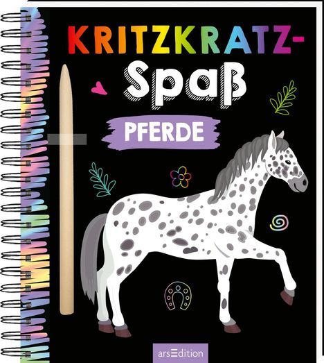 Kritzkratz-Spaß Pferde, Buch