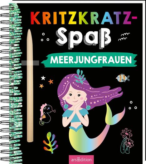 Kritzkratz-Spaß Meerjungfrauen, Buch