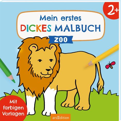 Mein erstes dickes Malbuch ab 2 - Zoo, Buch