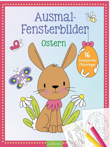 Ausmal-Fensterbilder Ostern, Buch