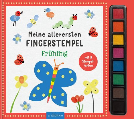 Meine allerersten Fingerstempel Frühling, Buch