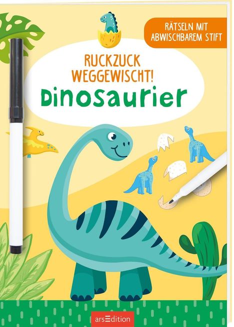 Ruckzuck weggewischt! Dinosaurier, Buch