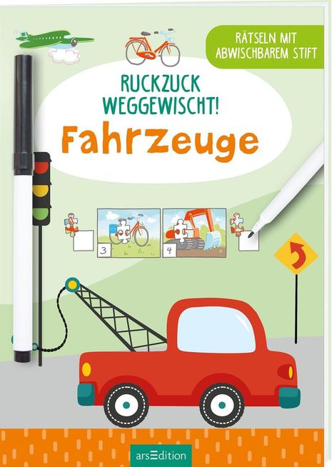 Ruckzuck weggewischt! Fahrzeuge, Buch