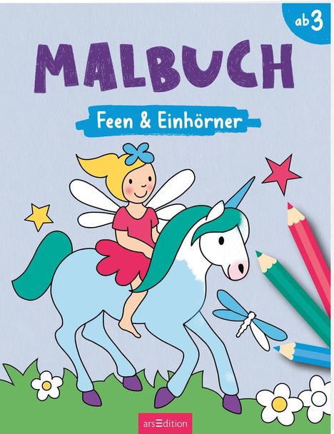 Malbuch Feen & Einhörner, Buch