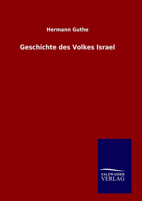 Hermann Guthe: Geschichte des Volkes Israel, Buch