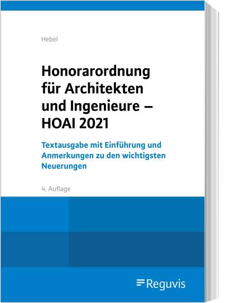 Johann Peter Hebel: Honorarordnung für Architekten und Ingenieure - HOAI 2021, Buch