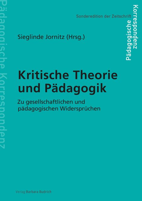 Kritische Theorie und Pädagogik, Buch