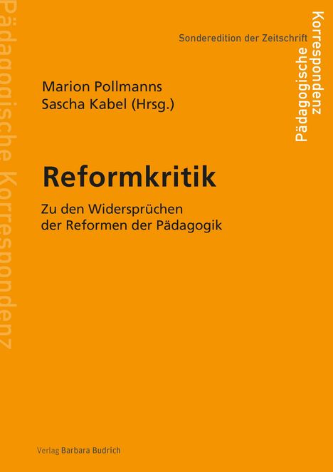 Reformkritik, Buch
