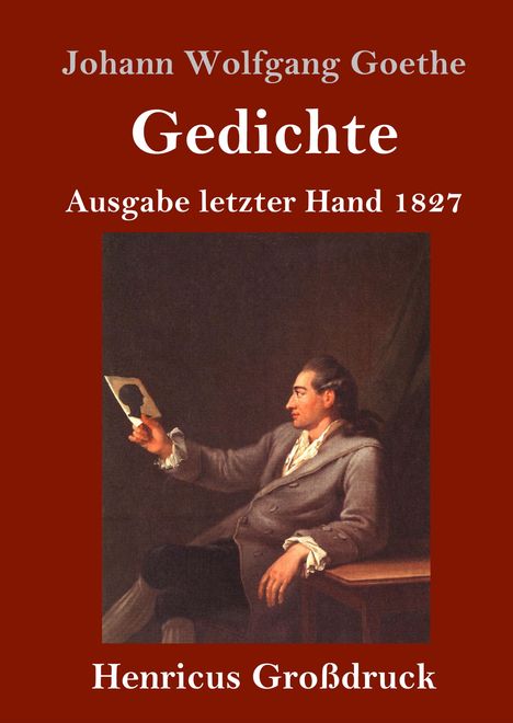 Johann Wolfgang von Goethe: Gedichte (Großdruck), Buch