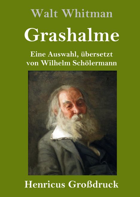 Walt Whitman: Grashalme (Großdruck), Buch