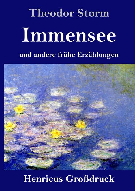 Theodor Storm: Immensee (Großdruck), Buch