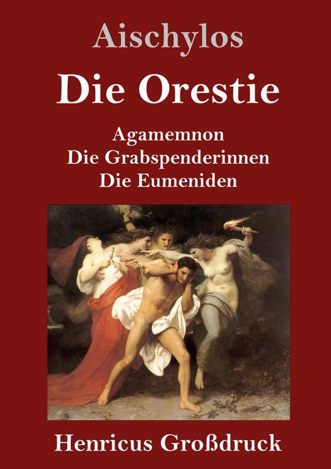 Aischylos: Die Orestie (Großdruck), Buch