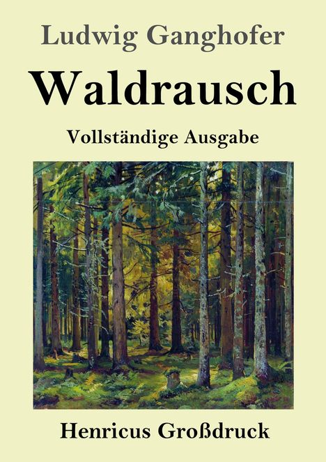 Ludwig Ganghofer: Waldrausch (Großdruck), Buch