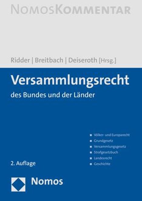 Versammlungsrecht, Buch