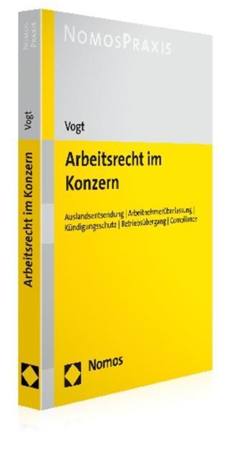 Volker Vogt: Arbeitsrecht im Konzern, Buch