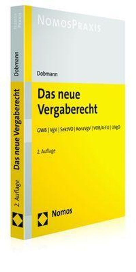 Volker Dobmann: Das neue Vergaberecht, Buch