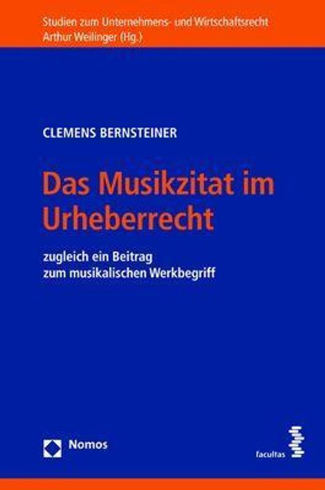 Clemens Bernsteiner: Das Musikzitat im Urheberrecht, Buch