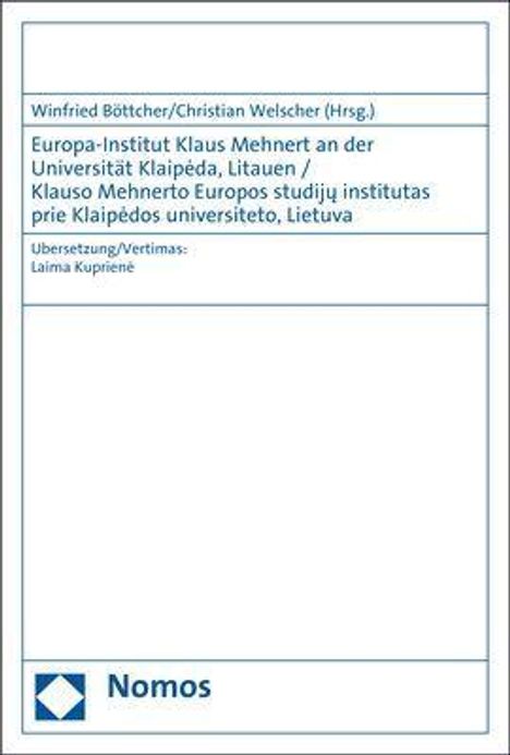 Europa-Institut Klaus Mehnert an der Universität Klaipeda, L, Buch