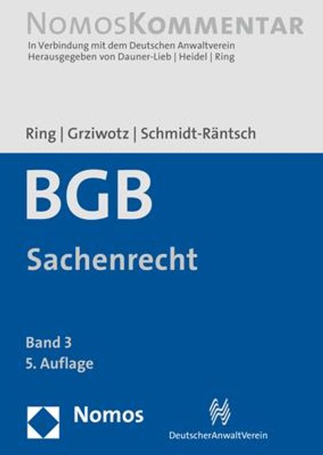 Bürgerliches Gesetzbuch: Sachenrecht, Buch