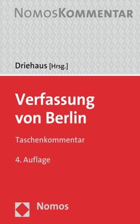 Verfassung von Berlin, Buch