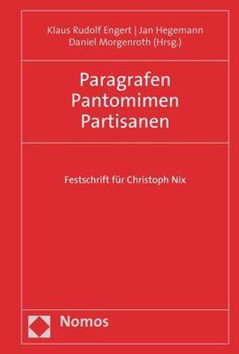 Paragrafen Pantomimen Partisanen, Buch