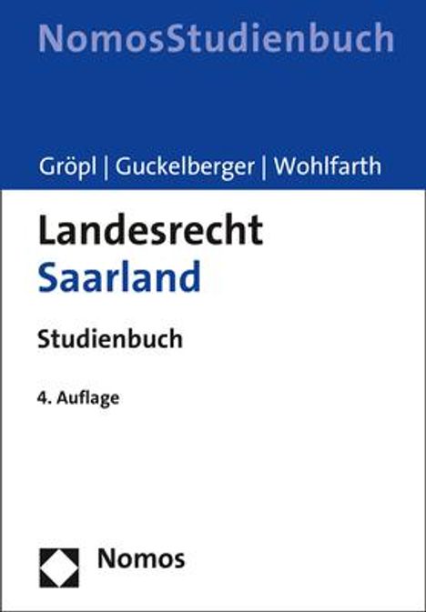 Christoph Gröpl: Landesrecht Saarland, Buch