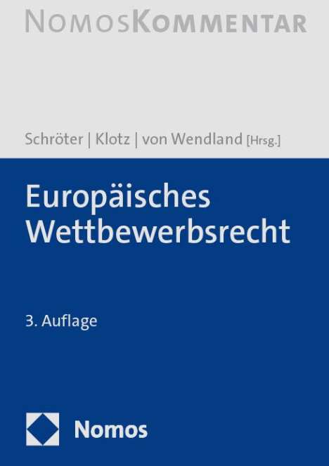 Europäisches Wettbewerbsrecht, Buch