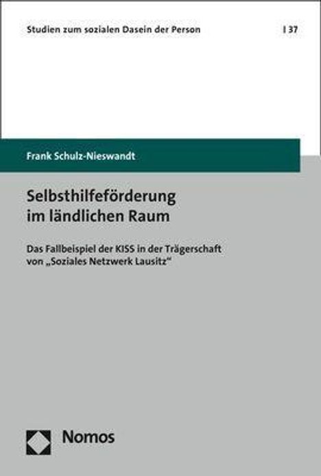 Frank Schulz-Nieswandt: Selbsthilfeförderung im ländlichen Raum, Buch