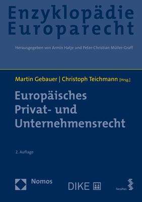 Europäisches Privat- und Unternehmensrecht, Buch