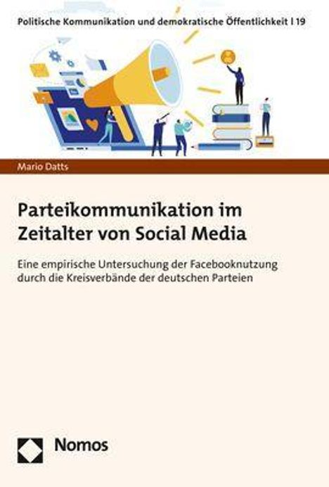 Mario Datts: Parteikommunikation im Zeitalter von Social Media, Buch