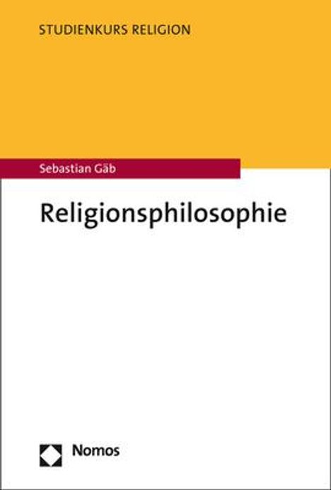 Sebastian Gäb: Religionsphilosophie, Buch