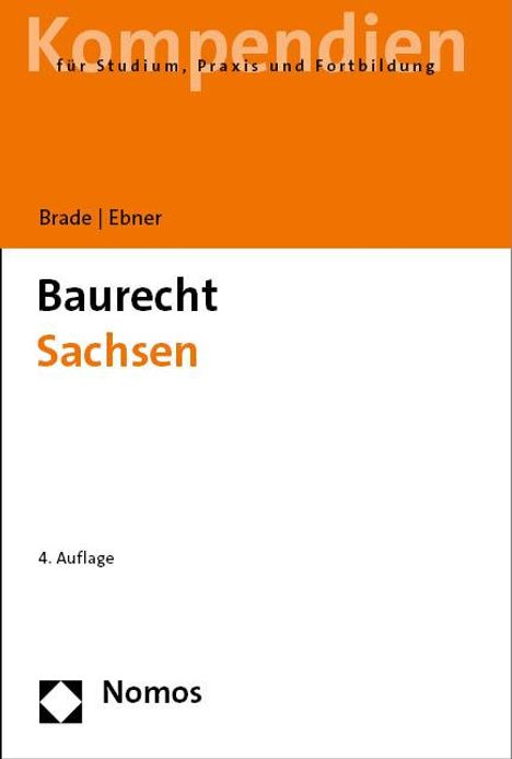 Anette Ebner: Baurecht Sachsen, Buch