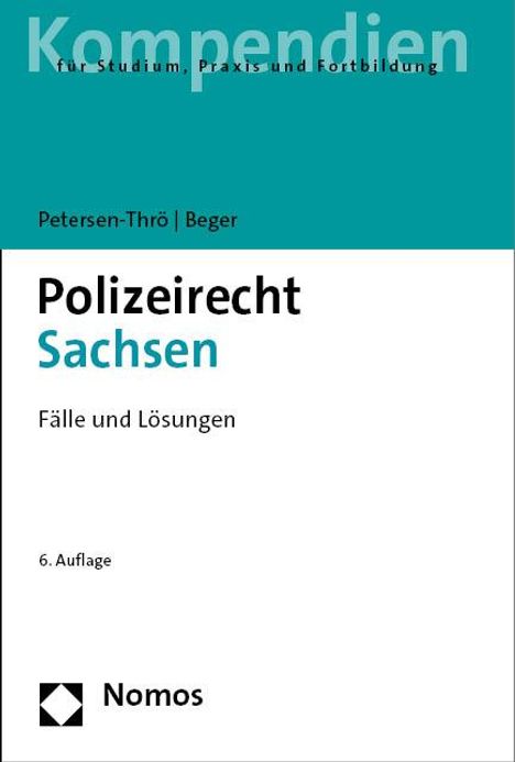 Ulf Petersen-Thrö: Polizeirecht Sachsen, Buch
