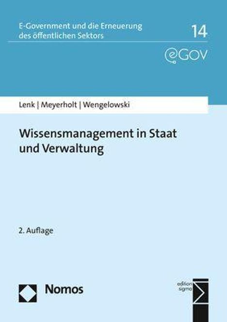 Klaus Lenk: Lenk, K: Wissensmanagement in Staat und Verwaltung, Buch
