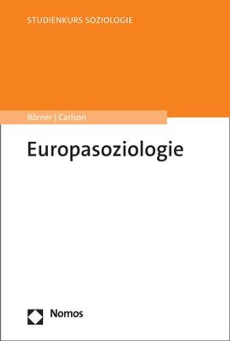 Stefanie Börner: Europasoziologie, Buch