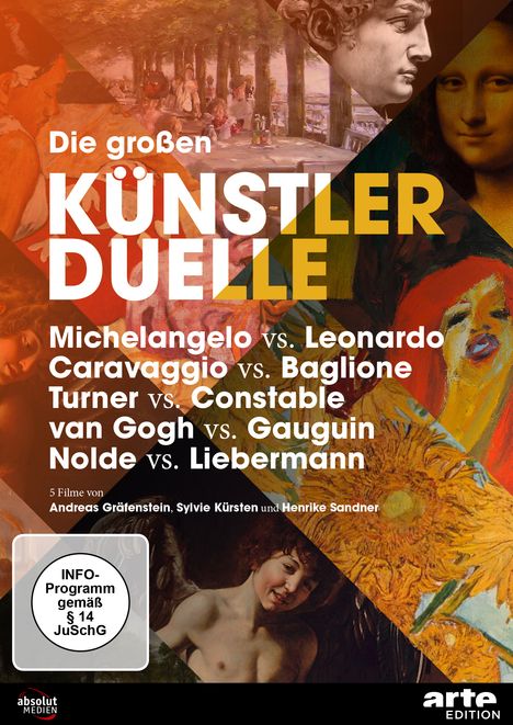 Die großen Künstlerduelle, 2 DVDs