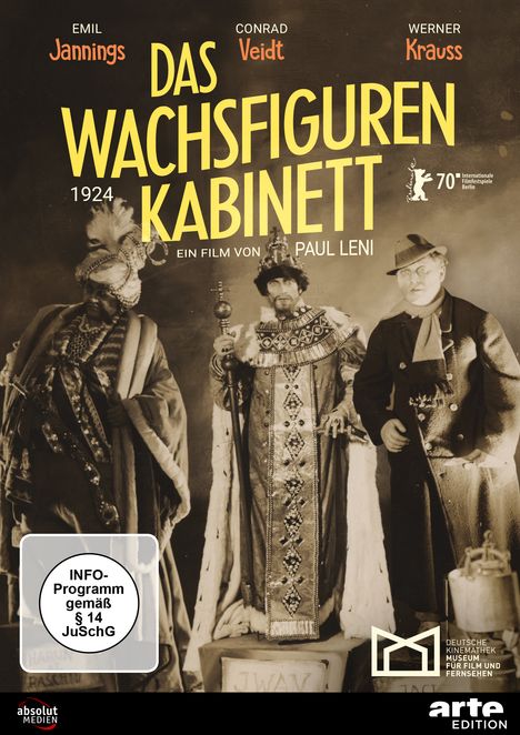 Das Wachsfigurenkabinett (1924), DVD