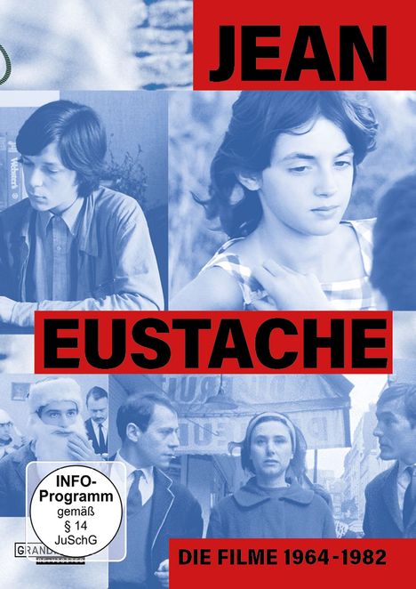 JEAN EUSTACHE, INFO-Programm gemäß § 14 JuSchG, DIE FILME 1964-1982. Verschiedene Schwarz-Weiß-Fotografien.