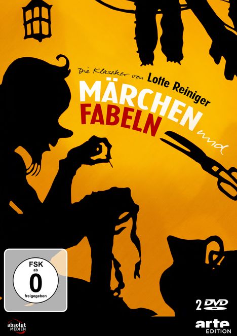 Die Klassiker von Lotte Reiniger - Märchen und Fabeln, 2 DVDs