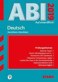 Abi - auf einen Blick! Deutsch Nordrhein-Westfalen 2019, Buch